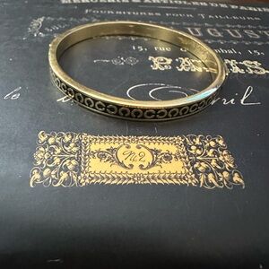 Coach Gold and Black Bracelet